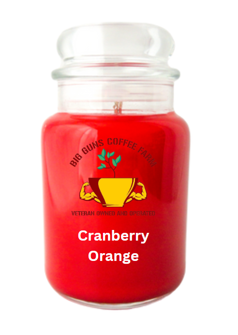 Big Guns Coffee 2-Wick Large Cranberry Orange