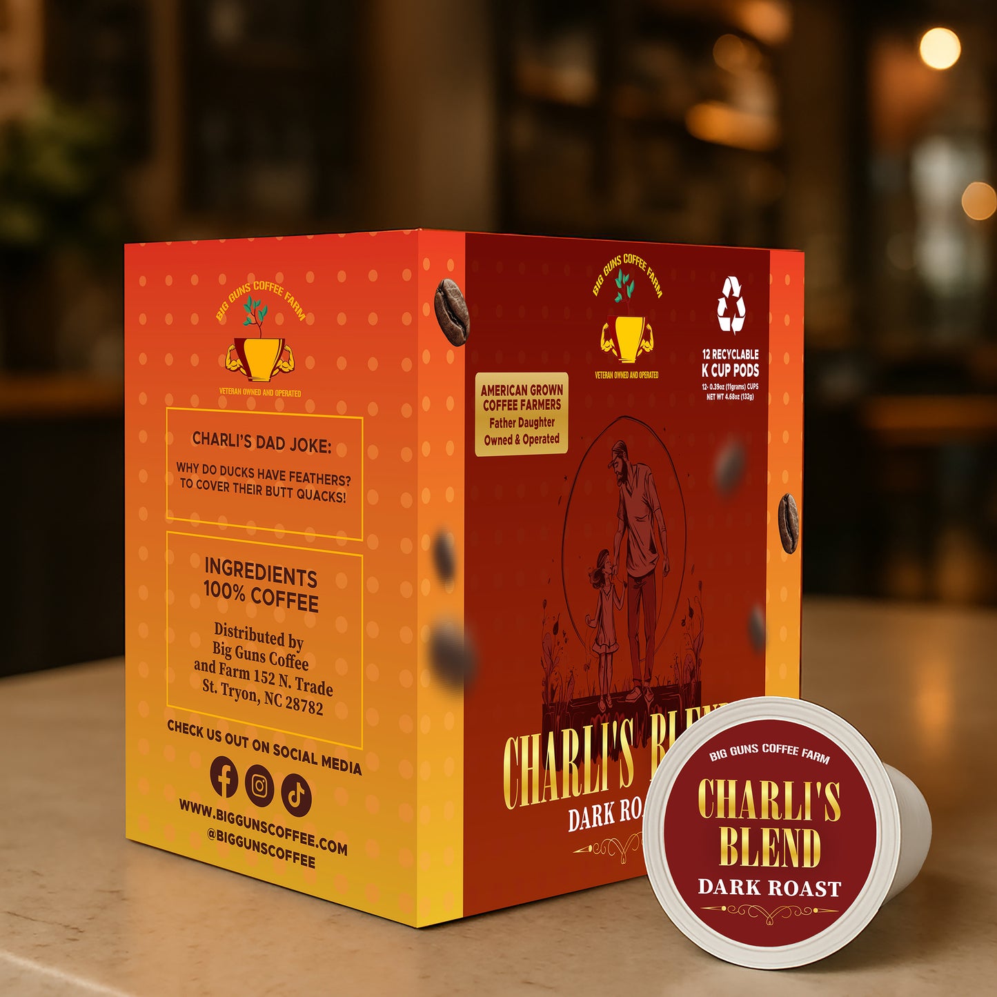 Charli's Blend 12 Pack Single Serve Coffee Capsules