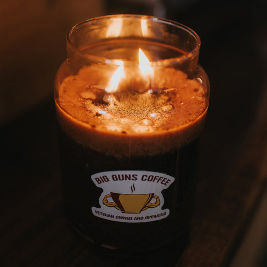 Big Guns Coffee 2-Wick Large Country Candles