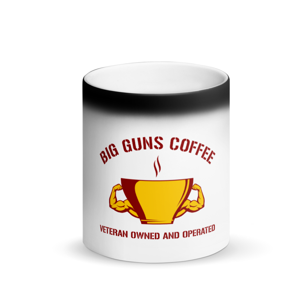 Big Guns Matte Black Magic Mug