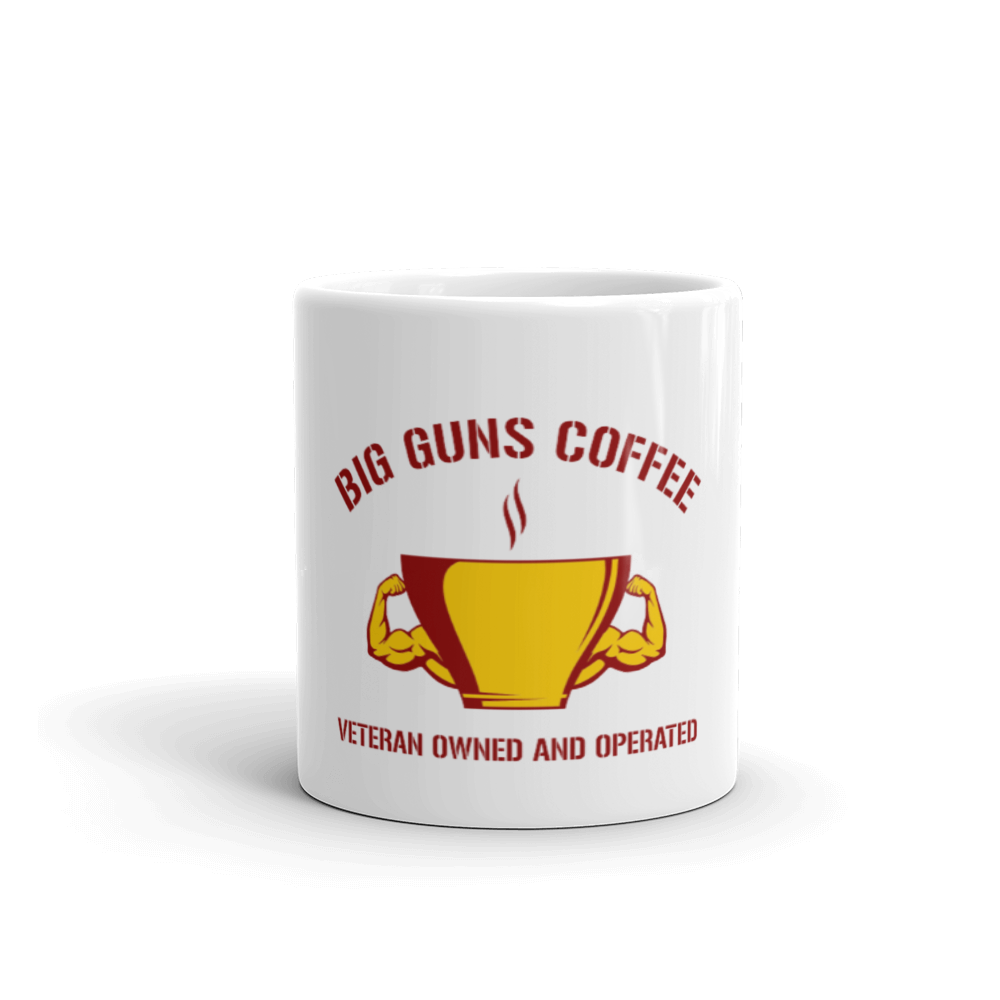Big Guns White Glossy Mug