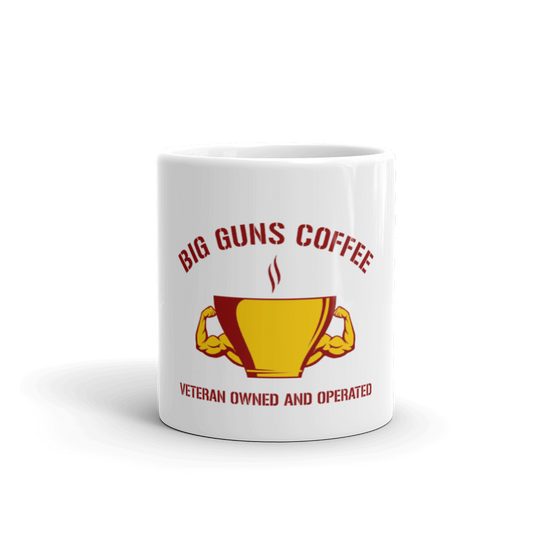 Big Guns White Glossy Mug