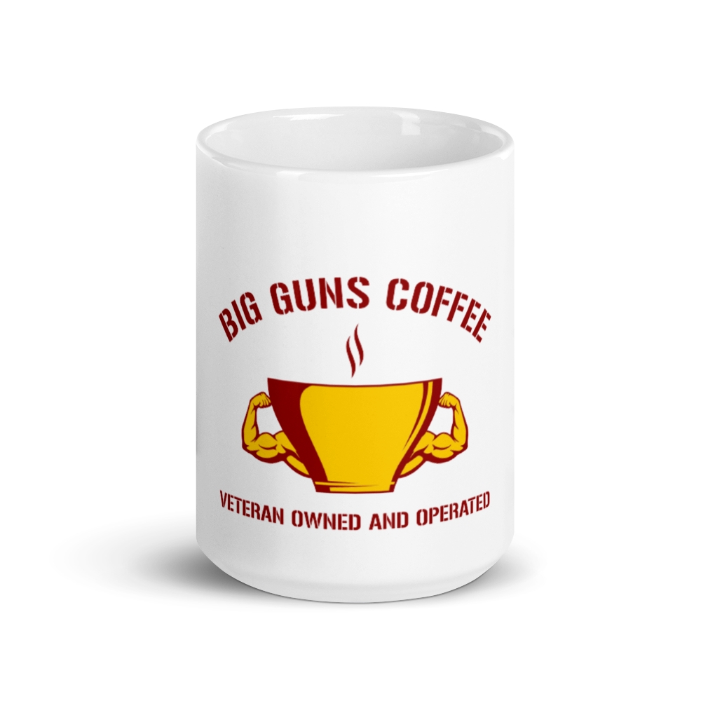 Big Guns White Glossy Mug