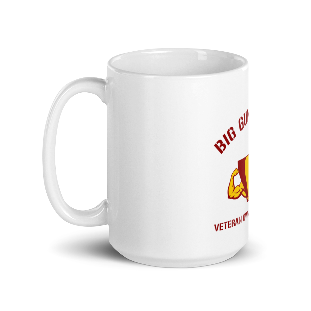 Big Guns White Glossy Mug